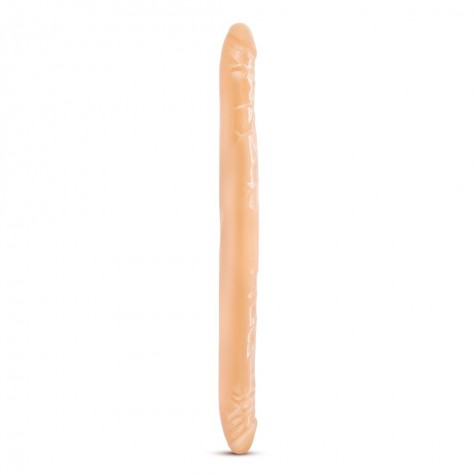 Телесный двусторонний фаллоимитатор B Yours 16" Double Dildo - 40,6 см.