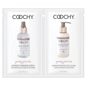 Набор - деликатный спрей и лосьон с эффектом пудры COOCHY PEONY PROWESS - 2,7 гр. и 6 мл.