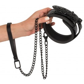 Ошейник и поводок с геометрическим узором Collar with Leash